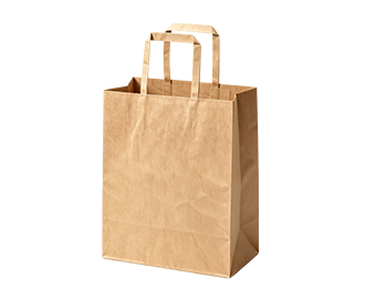Flat Handle Paper Bag
